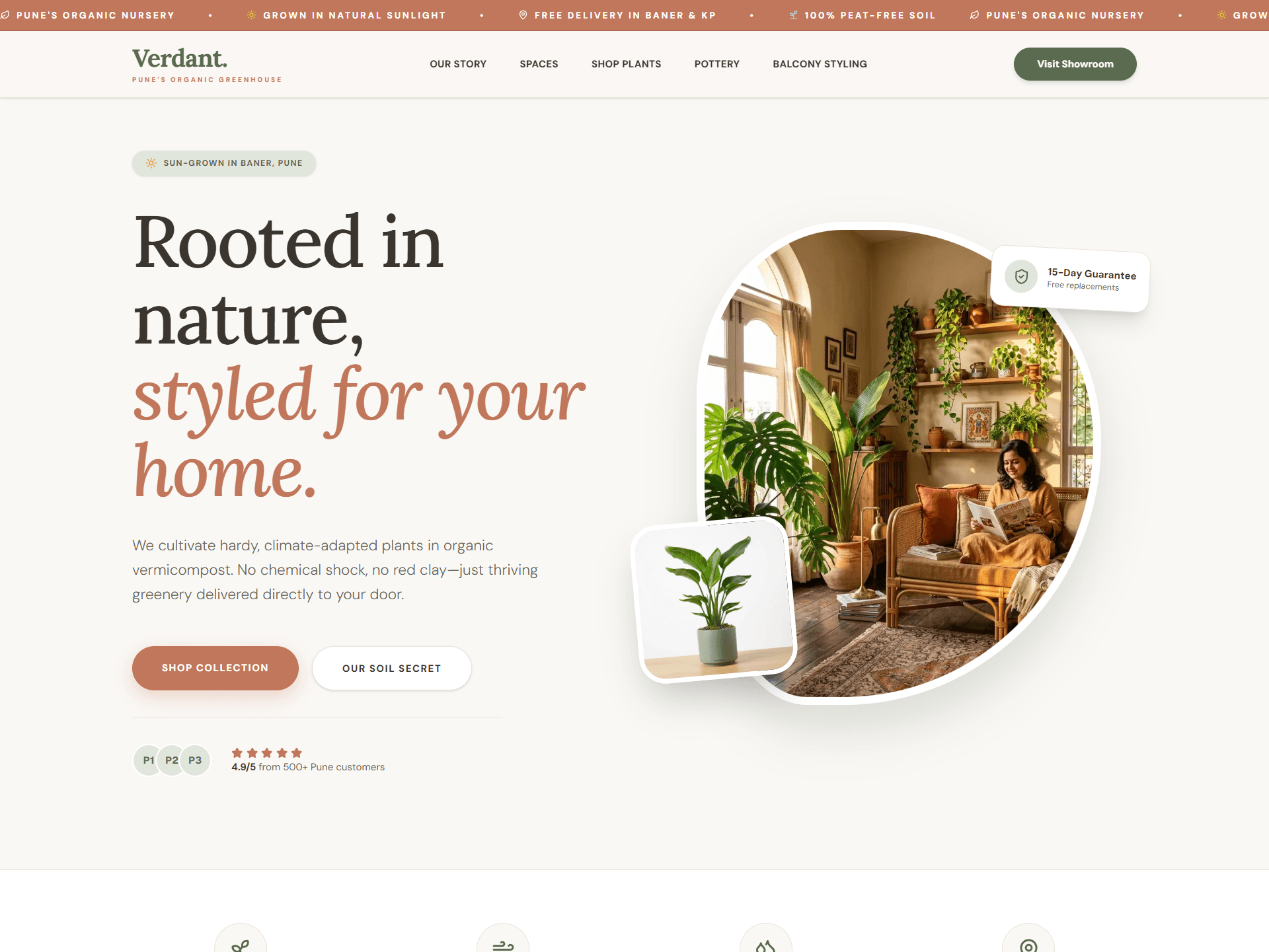 Verdant — Premium Botanical eCommerce Website
